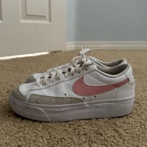 Pink Nike Blazers